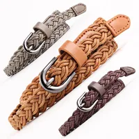 Vintage Wax Rope Hand-woven Women Belts Nhpo145929 main image 1