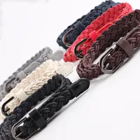 Vintage Wax Rope Hand-woven Women Belts Nhpo145929 main image 5