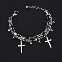 Fashion Geometric 304 Stainless Steel 18K Gold Plated No Inlaid Bracelets In Bulk sku image 3