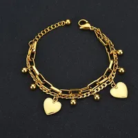 Fashion Geometric 304 Stainless Steel 18K Gold Plated No Inlaid Bracelets In Bulk sku image 5