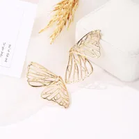 Fashion Butterfly Plating Metal No Inlaid Earrings Ear Studs main image 3
