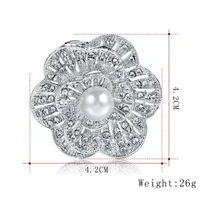 Womens Floral Plating Alloy Danrun Jewelry Brooches Nhdr147859 main image 2
