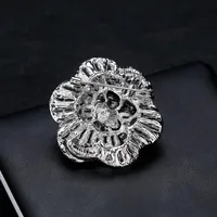 Womens Floral Plating Alloy Danrun Jewelry Brooches Nhdr147859 main image 5