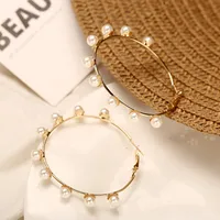 Vintage Style Letter No Inlaid Earrings main image 2