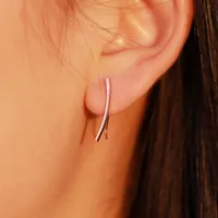 New Simple Ear Cuff Copper Line Clip Earrings Nhdp148480 main image 2