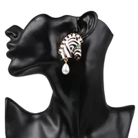 Fashion Horse Stoving Varnish Alloy Artificial Gemstones Earrings Ear Studs main image 4