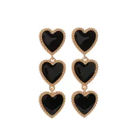 Vintage Alloy Drop Oil Love Long Earrings Nhhn155512 main image 5