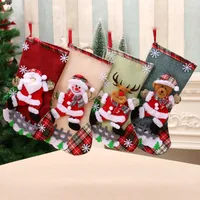 Linen Large Christmas Stockings Ornament Gift Bag Nhmv155578 main image 2