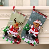 Linen Large Christmas Stockings Ornament Gift Bag Nhmv155578 main image 3