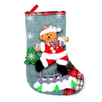 Linen Large Christmas Stockings Ornament Gift Bag Nhmv155578 main image 5