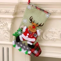 Linen Large Christmas Stockings Ornament Gift Bag Nhmv155578 main image 9