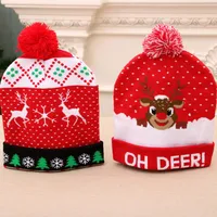 Christmas Decorations Adult Children's Glowing Knit Cap Nhmv155588 main image 3
