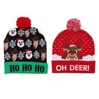Christmas Decorations Adult Children's Glowing Knit Cap Nhmv155588 main image 5