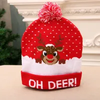 Christmas Decorations Adult Children's Glowing Knit Cap Nhmv155588 main image 7