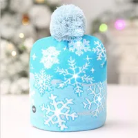 Christmas Decorations Adult Children's Glowing Knit Cap Nhmv155588 main image 9