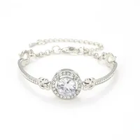 Simple Temperament Noble Flash Drill Bracelet Nhdp149359 main image 8