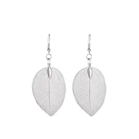 Stylish Temperament Long Openwork Leaves Earrings Nhdp149414 main image 6