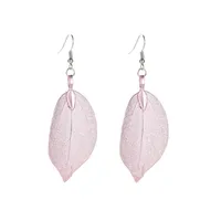 Stylish Temperament Long Openwork Leaves Earrings Nhdp149414 main image 9