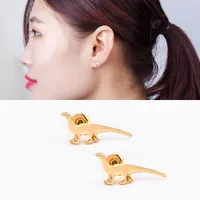 New Animal Ear Cuff Dinosaur Antique Clip Earrings Silver Gold Nhdp150552 main image 2