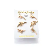 New Animal Ear Cuff Dinosaur Antique Clip Earrings Silver Gold Nhdp150552 main image 5