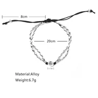 Starfish Pendant Anklet Female Retro Rune Yoga Pendant Anklet Anklet main image 5