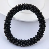 Korean Fashion Crystal Elastic Rubber Band Ponytail Hair Accessories sku image 1