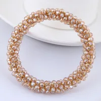 Korean Fashion Crystal Elastic Rubber Band Ponytail Hair Accessories sku image 2