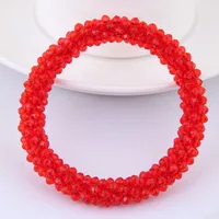 Korean Fashion Crystal Elastic Rubber Band Ponytail Hair Accessories sku image 3
