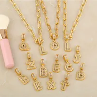 Hot Selling 26 English Letter Pendants Diy Necklace main image 5
