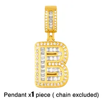 Hot Selling 26 English Letter Pendants Diy Necklace sku image 3