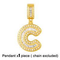 Hot Selling 26 English Letter Pendants Diy Necklace sku image 4