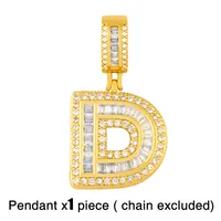 Hot Selling 26 English Letter Pendants Diy Necklace sku image 5