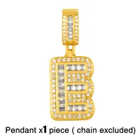 Hot Selling 26 English Letter Pendants Diy Necklace sku image 6