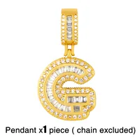Hot Selling 26 English Letter Pendants Diy Necklace sku image 8