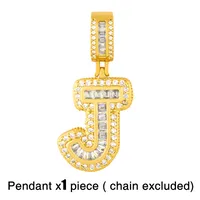 Hot Selling 26 English Letter Pendants Diy Necklace sku image 11