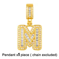 Hot Selling 26 English Letter Pendants Diy Necklace sku image 14