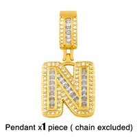 Hot Selling 26 English Letter Pendants Diy Necklace sku image 15