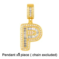 Hot Selling 26 English Letter Pendants Diy Necklace sku image 17