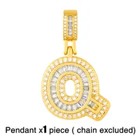 Hot Selling 26 English Letter Pendants Diy Necklace sku image 18