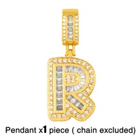 Hot Selling 26 English Letter Pendants Diy Necklace sku image 19