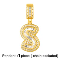 Hot Selling 26 English Letter Pendants Diy Necklace sku image 20