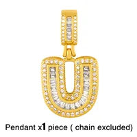 Hot Selling 26 English Letter Pendants Diy Necklace sku image 22