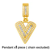 Hot Selling 26 English Letter Pendants Diy Necklace sku image 23
