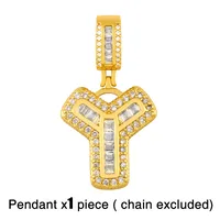 Hot Selling 26 English Letter Pendants Diy Necklace sku image 26