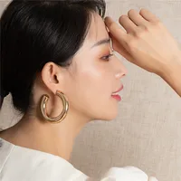 Fashion Geometric Plating Alloy No Inlaid Earrings main image 4