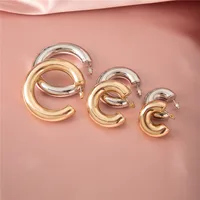 Fashion Geometric Plating Alloy No Inlaid Earrings sku image 2
