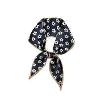 Korea Double-sided Sharp-angled Silk Scarf main image 5