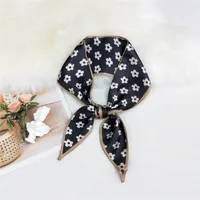 Korea Double-sided Sharp-angled Silk Scarf sku image 5