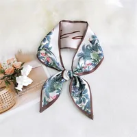 Korea Double-sided Sharp-angled Silk Scarf sku image 11