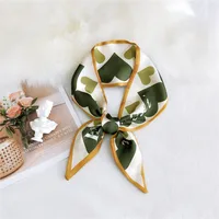 Korea Double-sided Sharp-angled Silk Scarf sku image 23